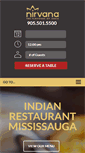 Mobile Screenshot of nirvanatheflavoursofindia.com